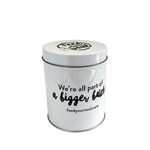 Airtight, food-grade biscuit tin with secure lid seal, ensuring crispiness and freshness for bulk orders.