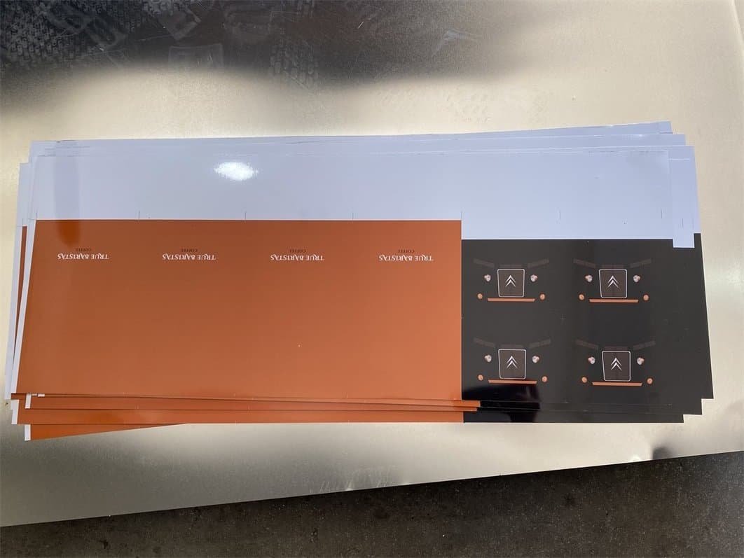 Printed tinplate for C-TRON custom truck tin project