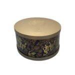 Vintage traditional English tea tin storage in Twinings classic brand style