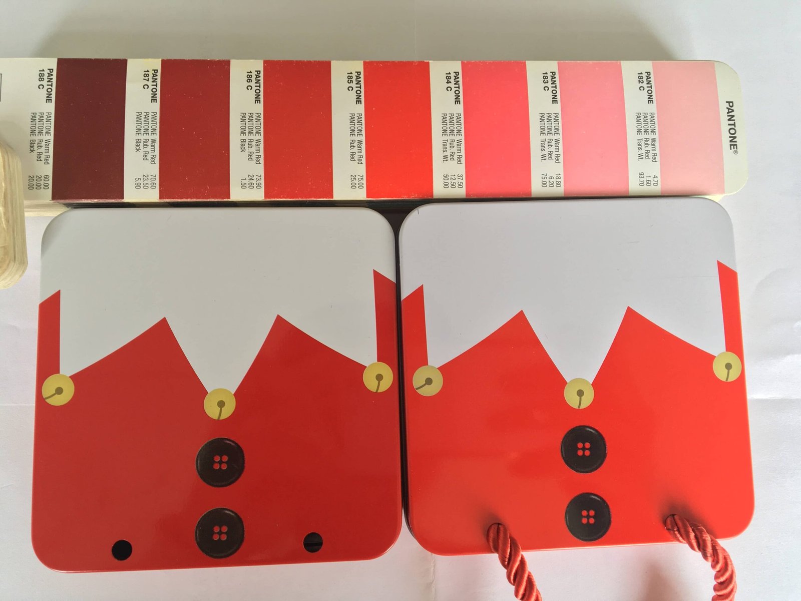 TDTIN quality control for Walmart seasonal tea tins showing professional Pantone color matching and official Walmart approval sample for zero color gap.