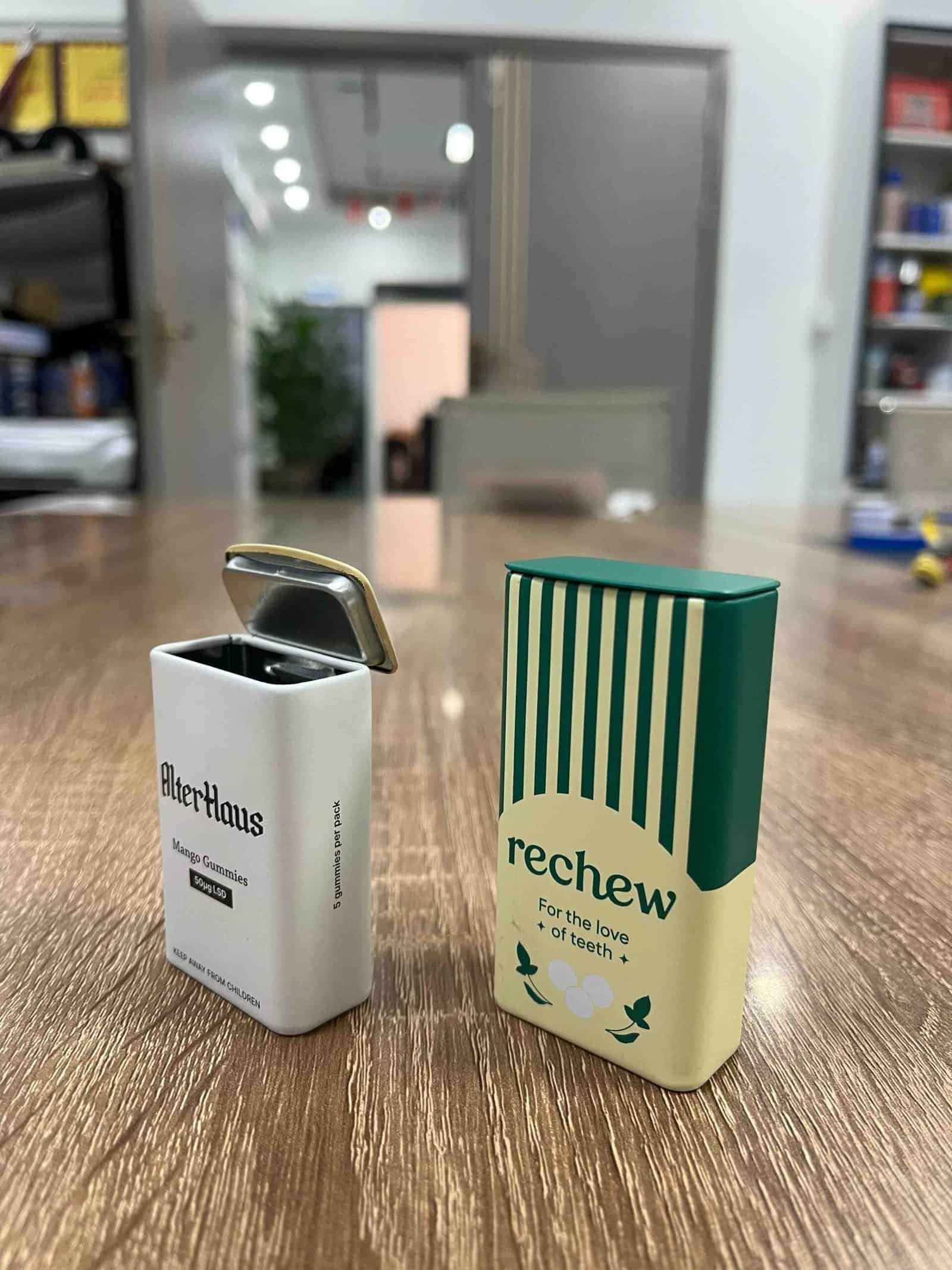 Custom mint tin 40x23x76mm / 1.6×0.9×3.0 inch